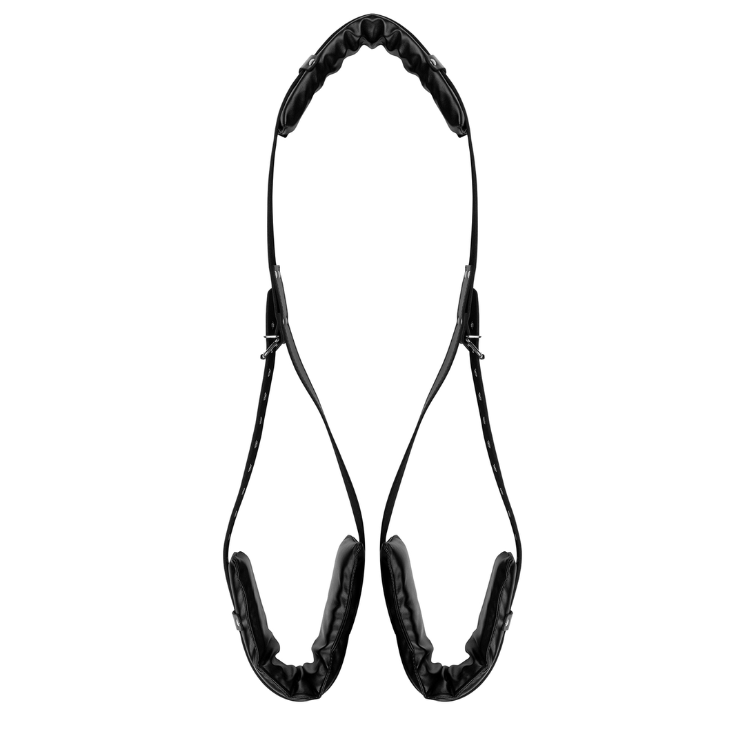 Padded Thigh Sling with Adjustable Straps - Black - Image 4
