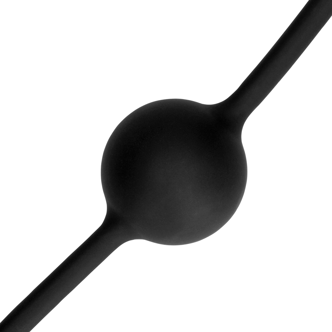 Silicone Anal Balls - Large - Black - Image 7
