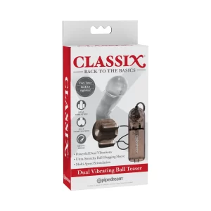 Classix Dual Vibrating Ball Teaser (Black/Smoke)