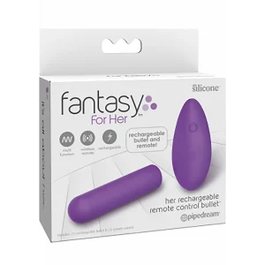 Fantasy For Her - Her Rechargeable Remote Control Bullet - purple