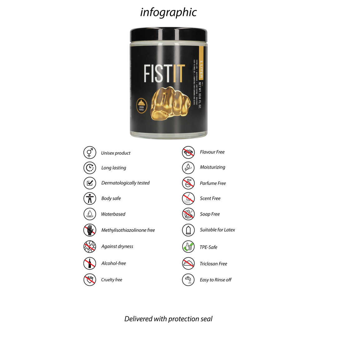 Waterbased Lubricant - Jar - 33.8 fl oz / 1000 ml - Image 6