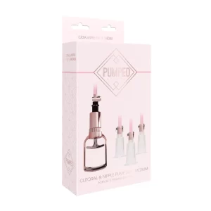 Clitoral & Nipple Pump Set Medium - Rose Gold