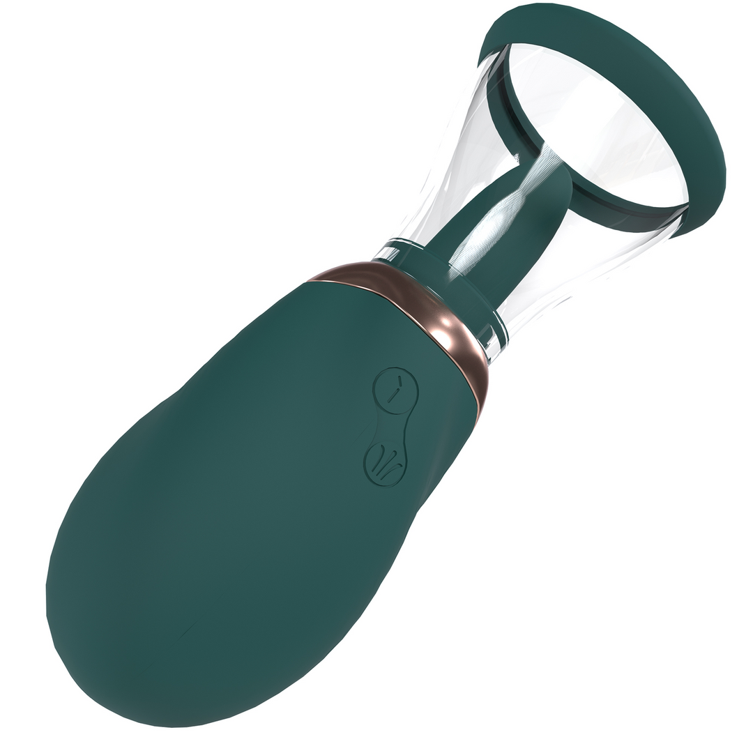Boost - Rechargeable Vulva and Breast Pump - Forest Green - Image 3