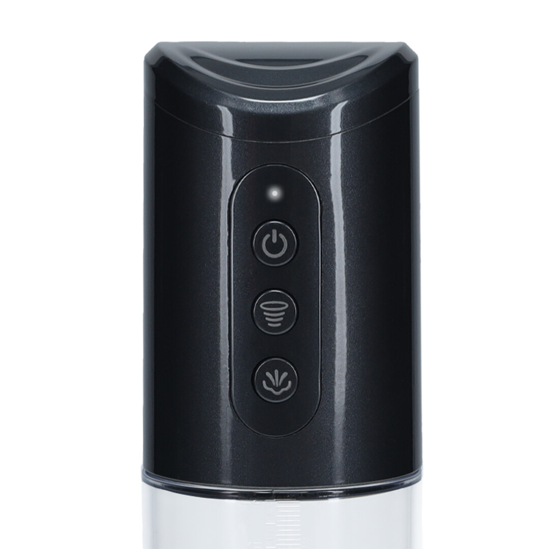HyperPump - Rechargeable Penis Pump - Gun Metal - Image 6