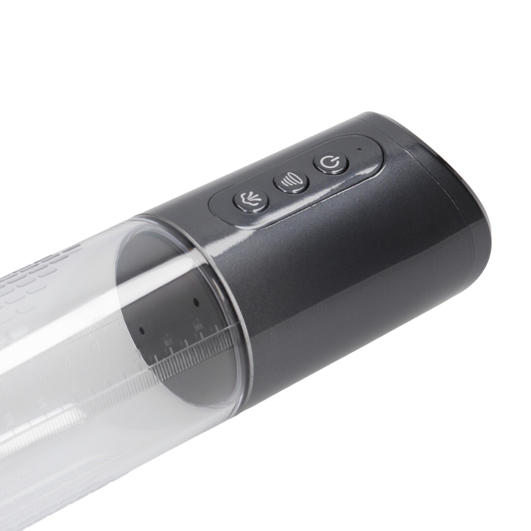 HyperPump - Rechargeable Penis Pump - Gun Metal - Image 7