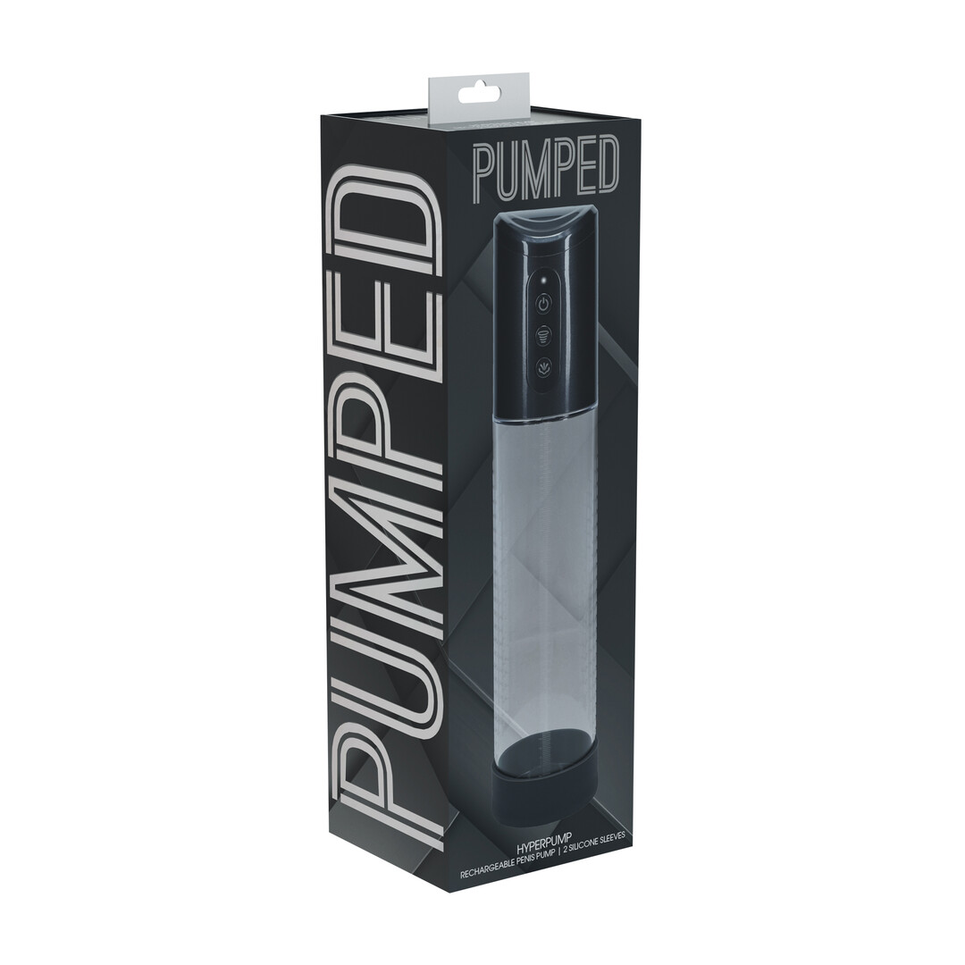 HyperPump - Rechargeable Penis Pump - Gun Metal - Image 2