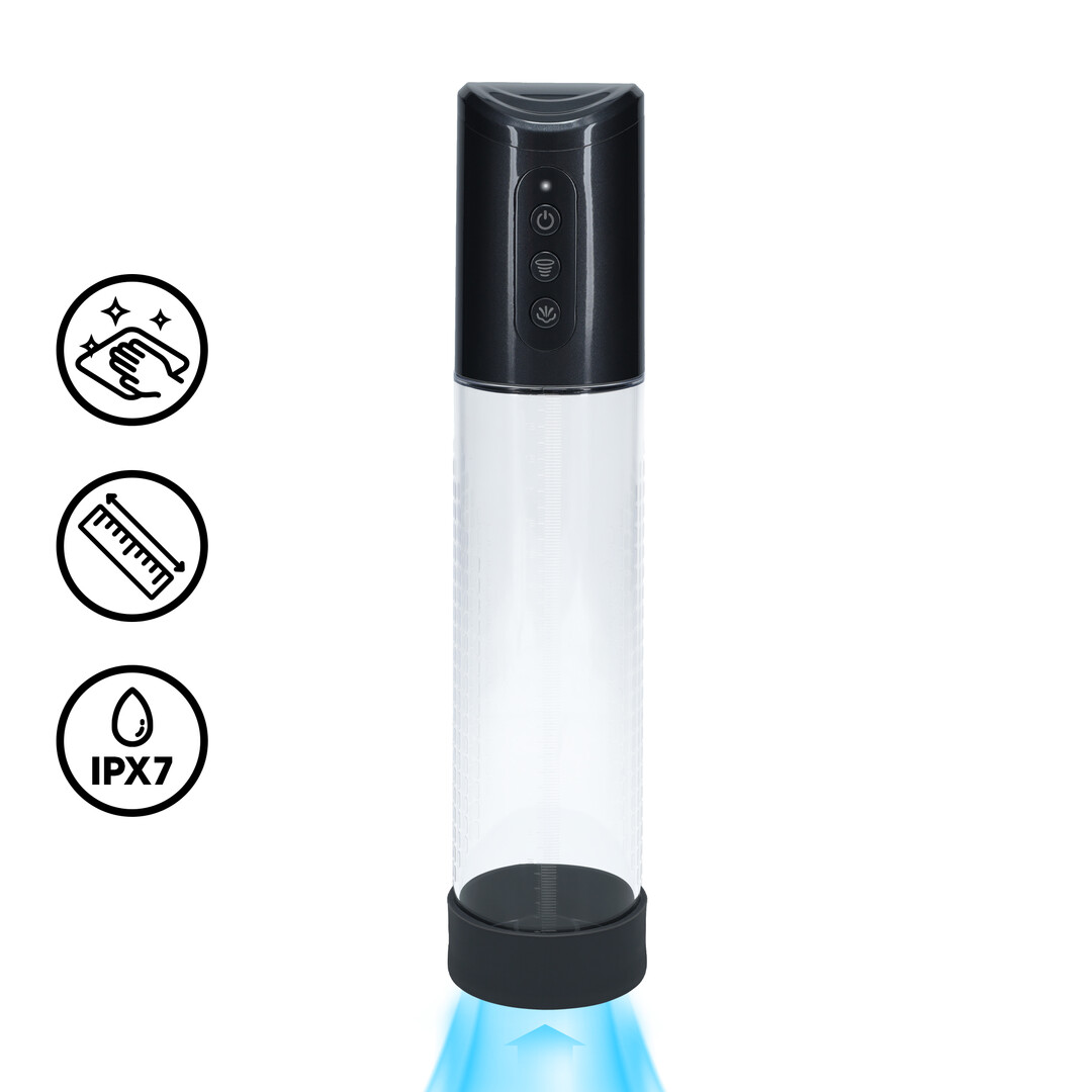 HyperPump - Rechargeable Penis Pump - Gun Metal