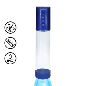 HyperPump - Rechargeable Penis Pump - Metallic Blue