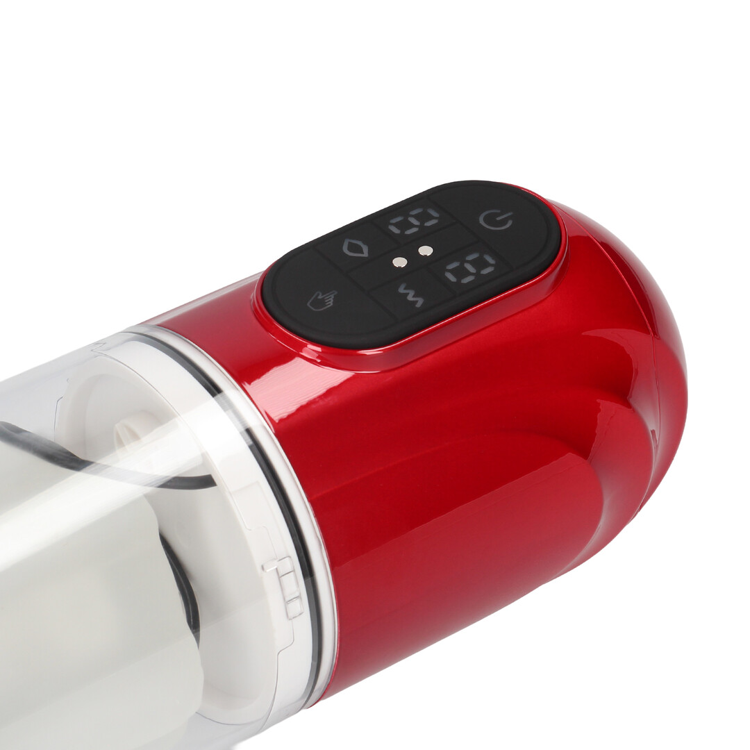 TechnoThrust - Automatic Waterproof Masturbator Pump - Metallic Red - Image 7