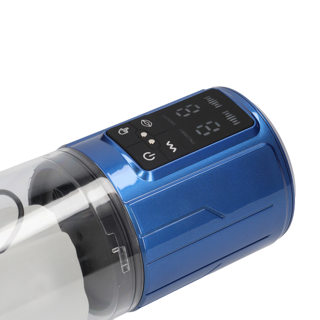 UltraLift - Automatic Waterproof Masturbator Pump - Metallic Blue - Image 7