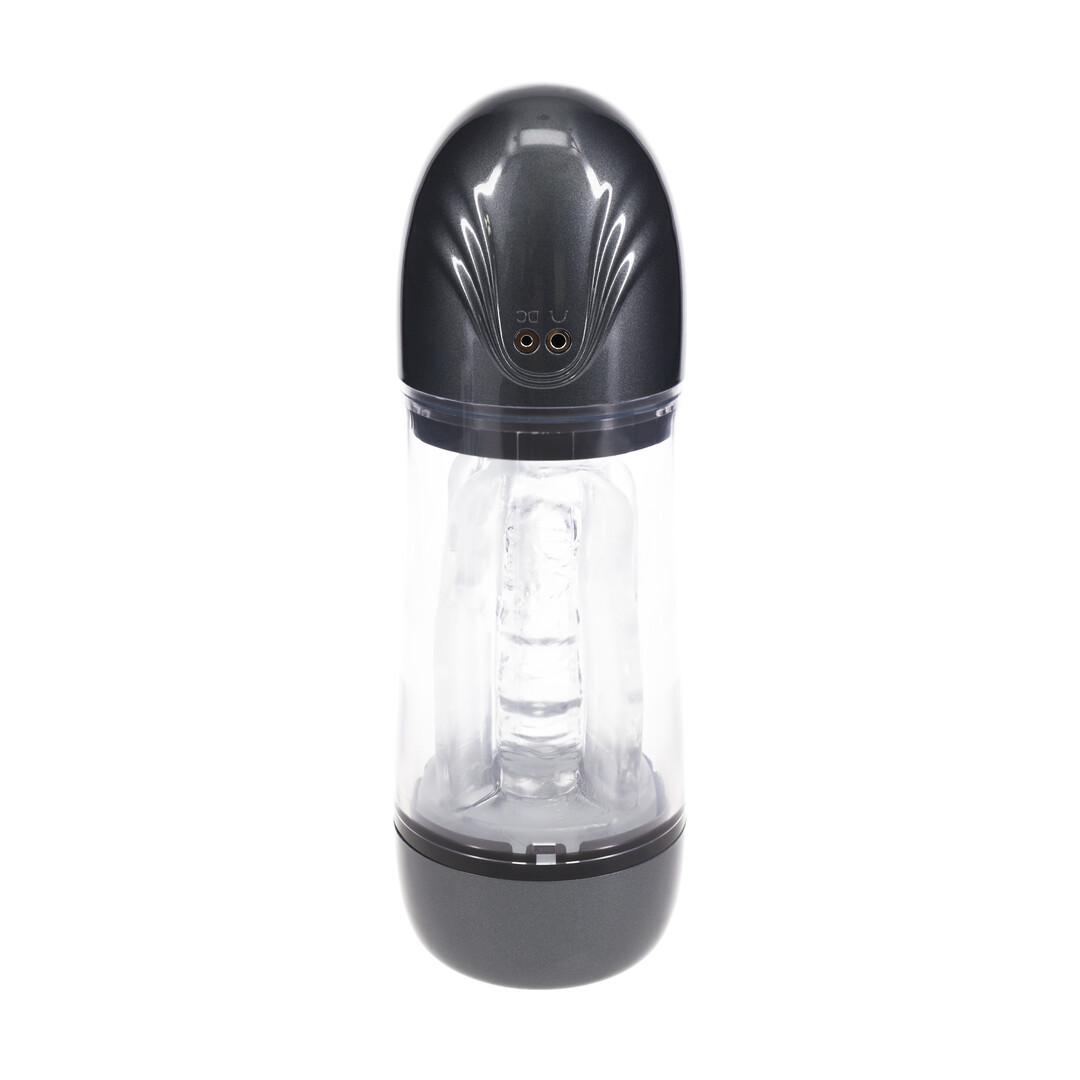 SonicPull - Suction and Vibration Masturbator Pump - Multimedia Enhanced - Gun Metal - Image 4