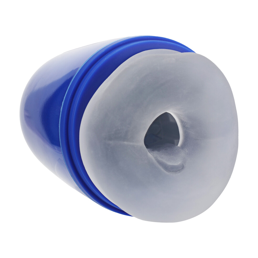 Pulsar - Negative Pressure Suction and Vibration Masturbator Pump - Metallic Blue - Image 3