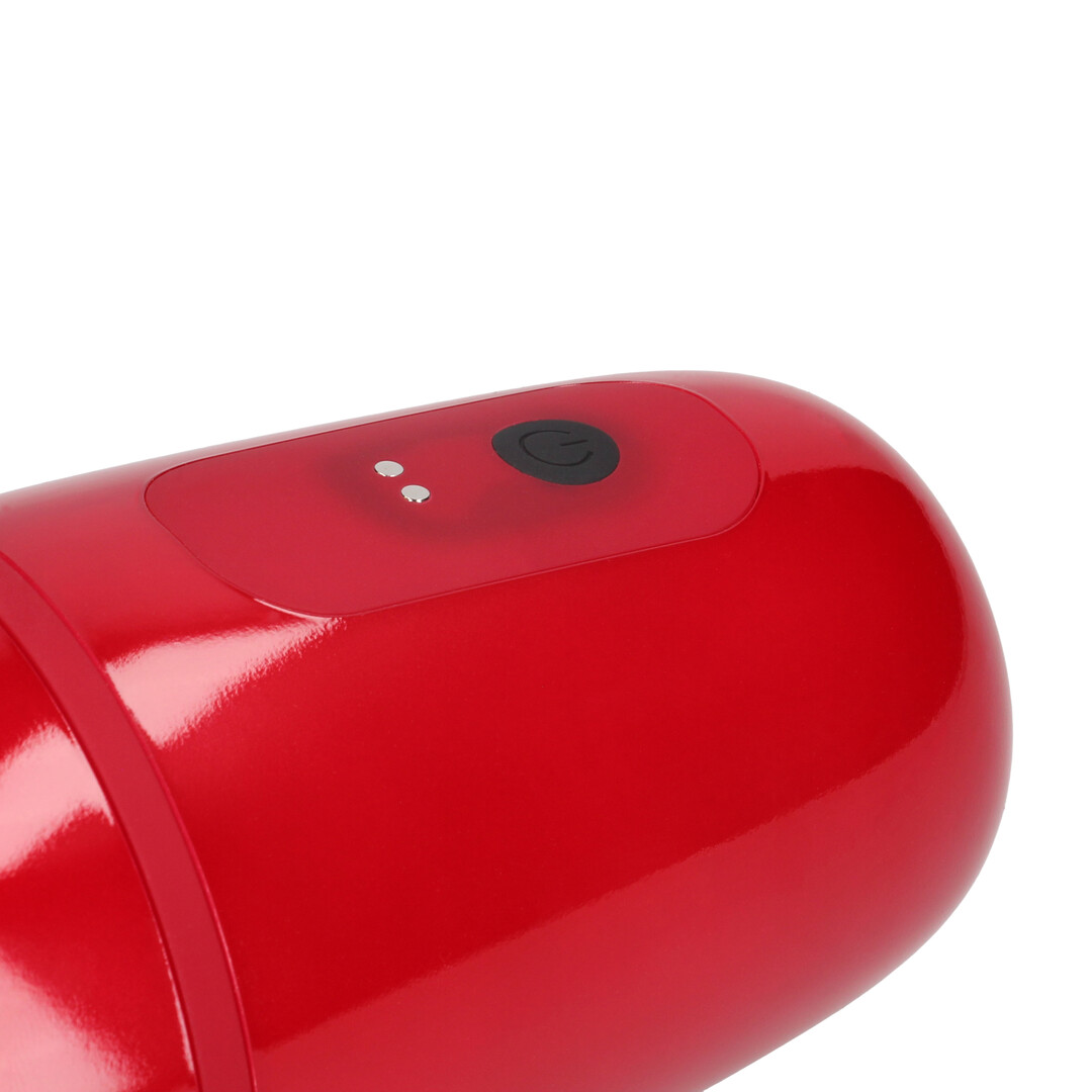 Pulsar - Negative Pressure Suction and Vibration Masturbator Pump - Metallic Red - Image 7