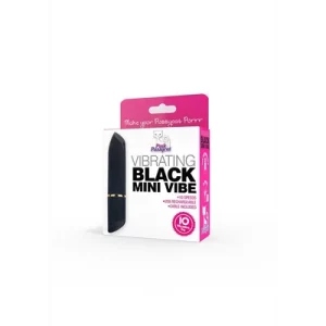 Pink Pussycat Vibrating Black Mini Vibe