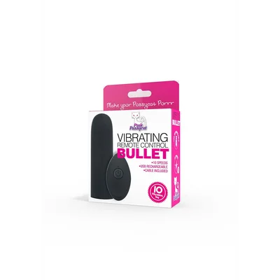 Pink Pussycat Vibrating Remote Control Bullet
