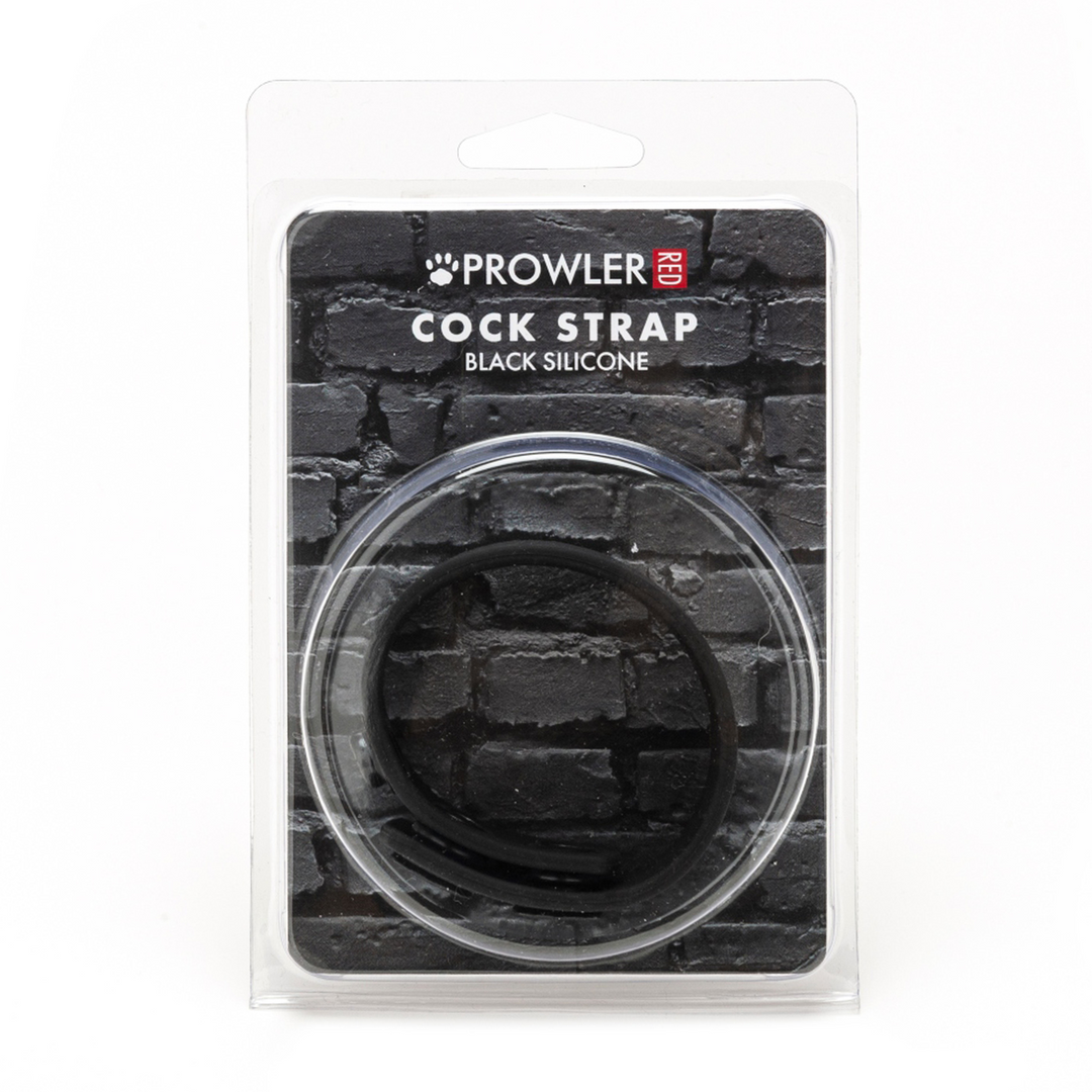 Silicone Cock Strap - Black - Image 2