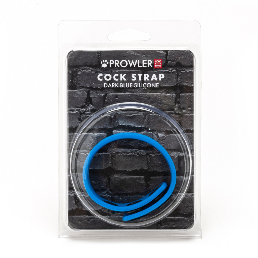Silicone Cock Strap - Dark Blue - Image 2