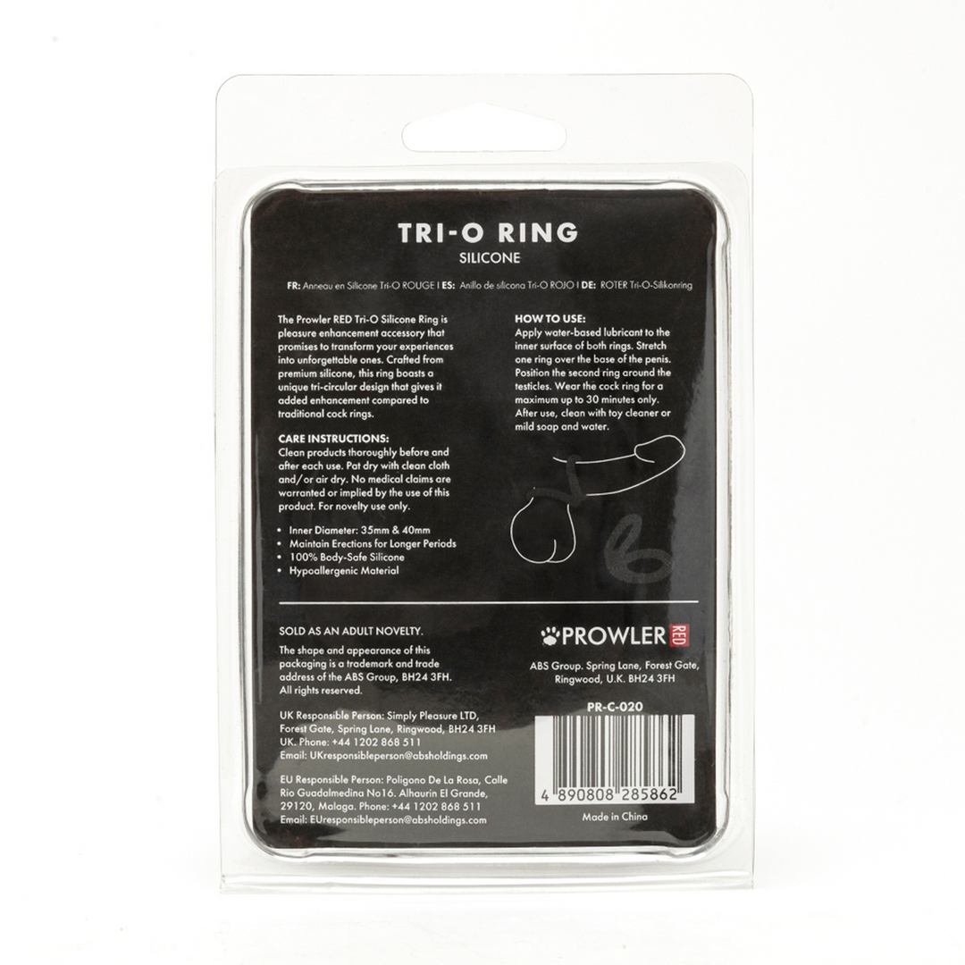 Tri-O Silicone Ring - Black - Image 3