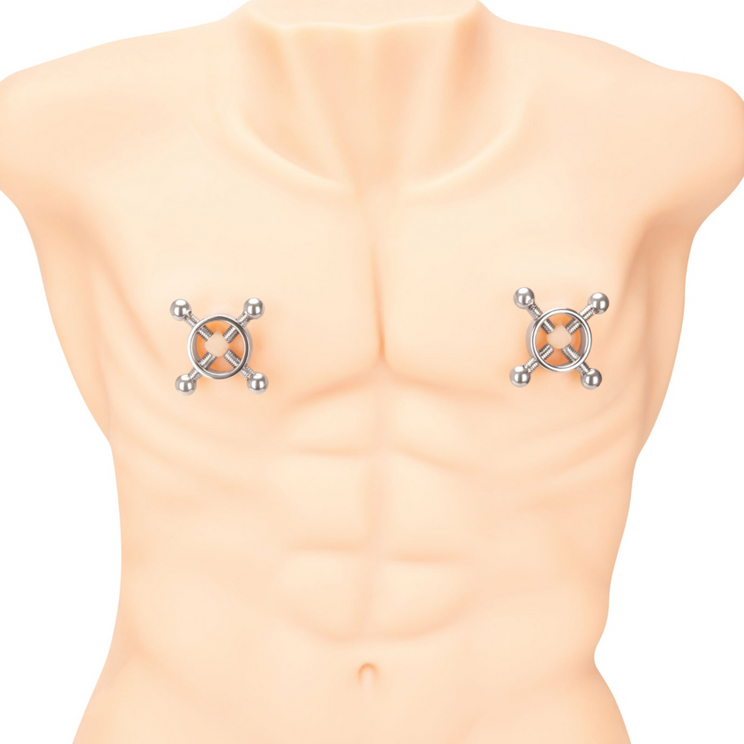 4 Way Screw Nipple Clamp - Silver - Image 4