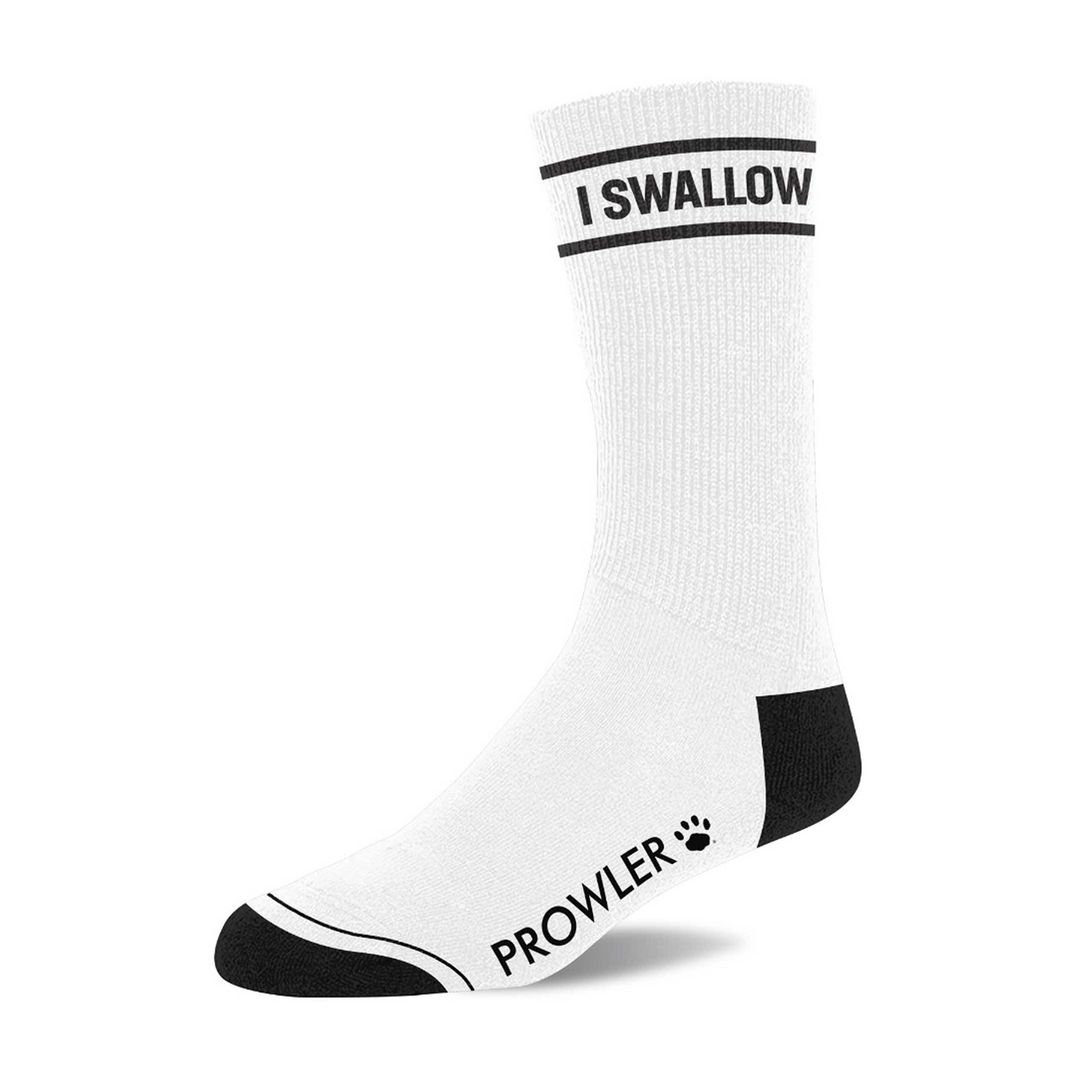 I Swallow Socks - White/Black - Image 2