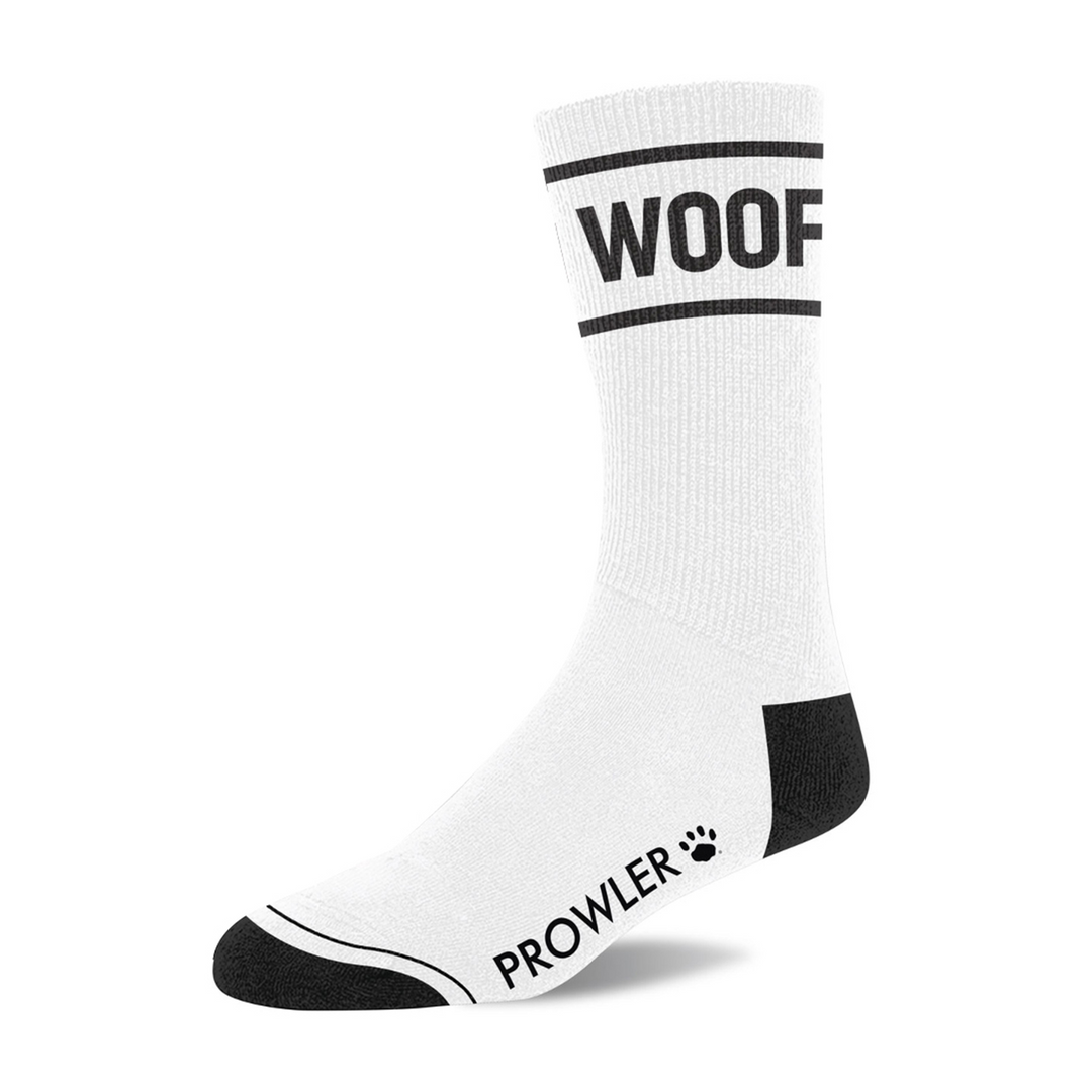 WOOF Socks - White/Black - Image 2
