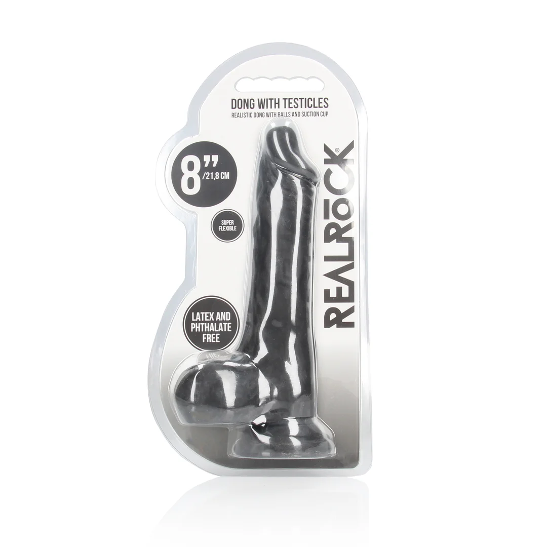 DIldo with Balls - 8''/ 20 cm