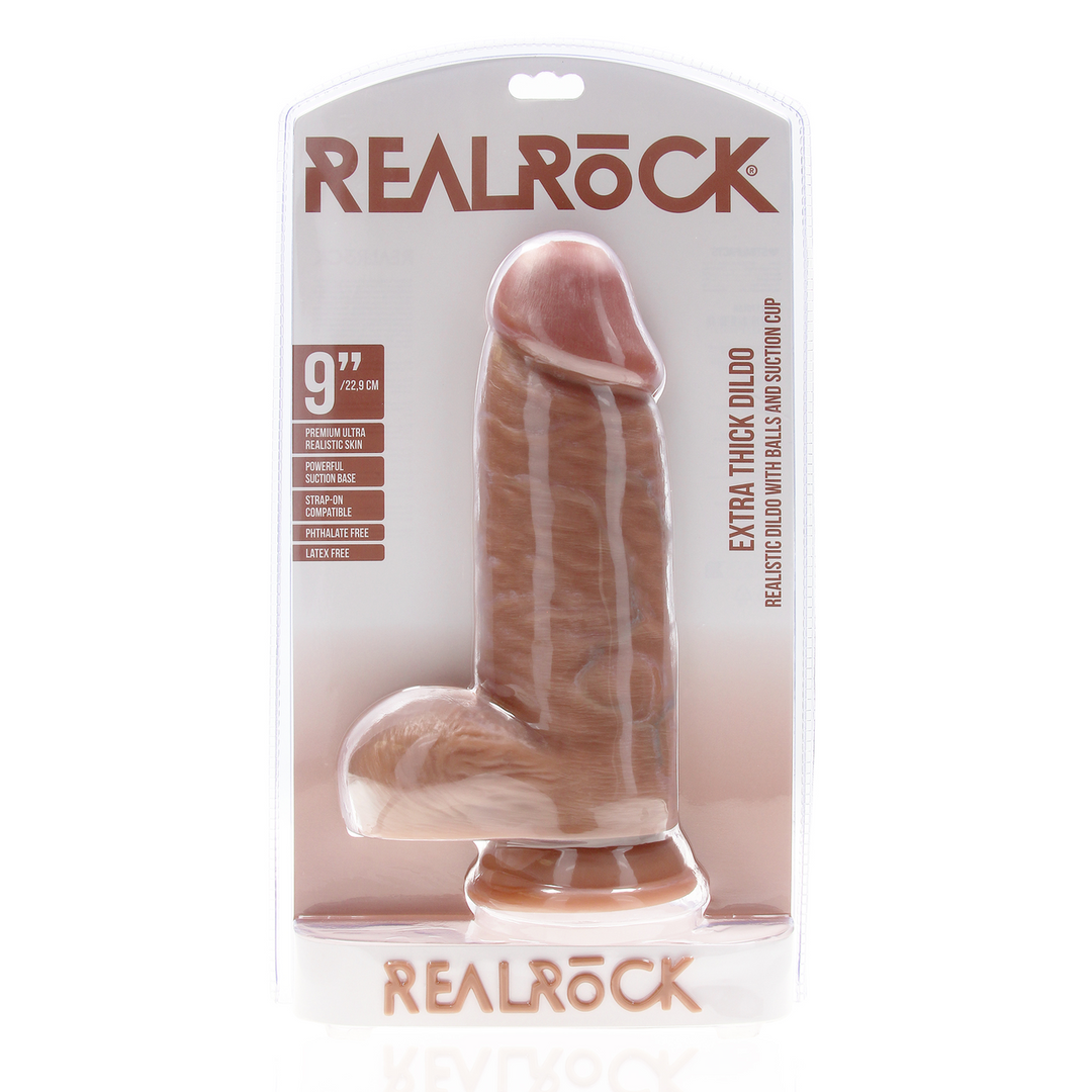 Extra Thick Straight with Balls 9 / 23 cm - Tan - Image 2