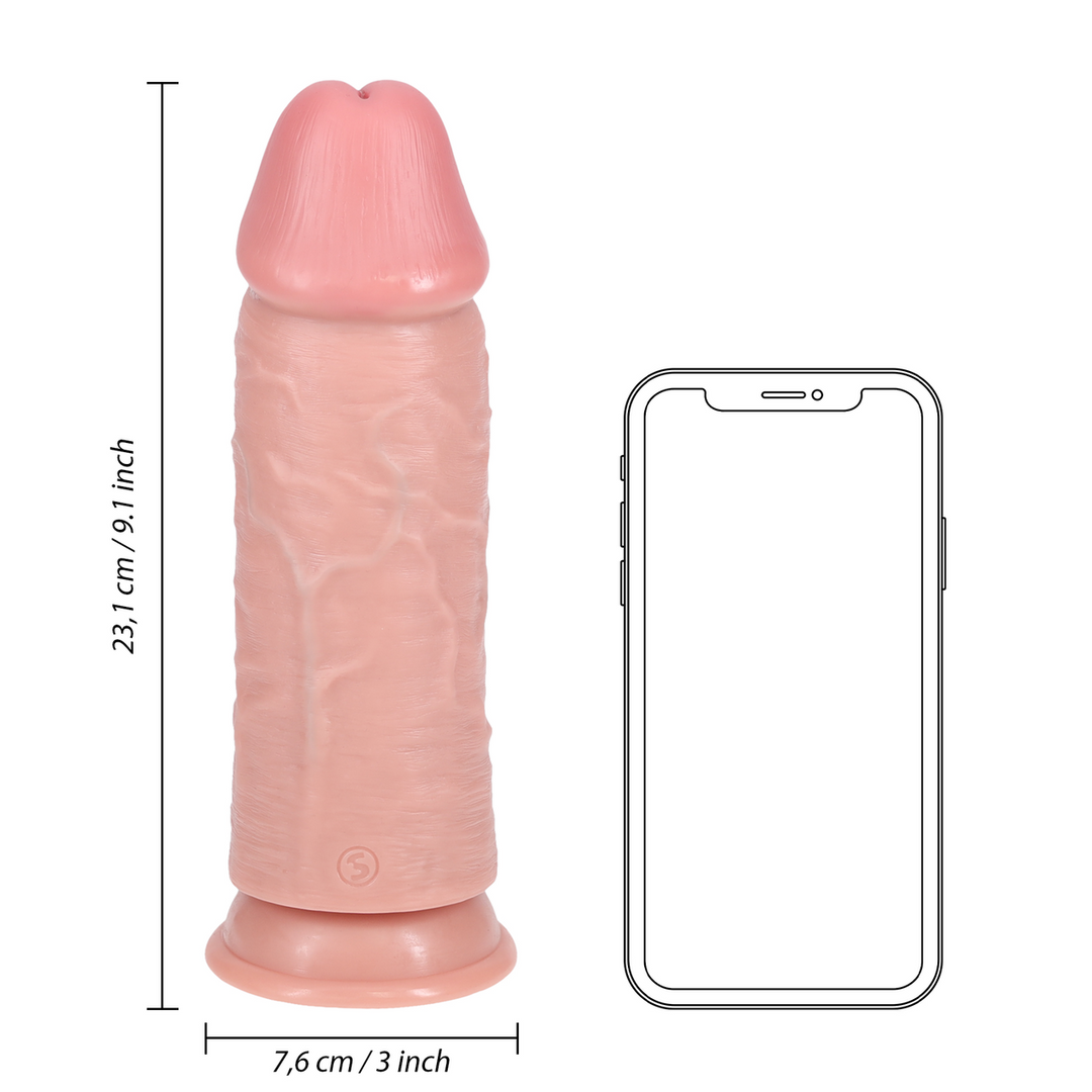 Extra Thick Straight without Balls 9 / 23 cm - Flesh - Image 7