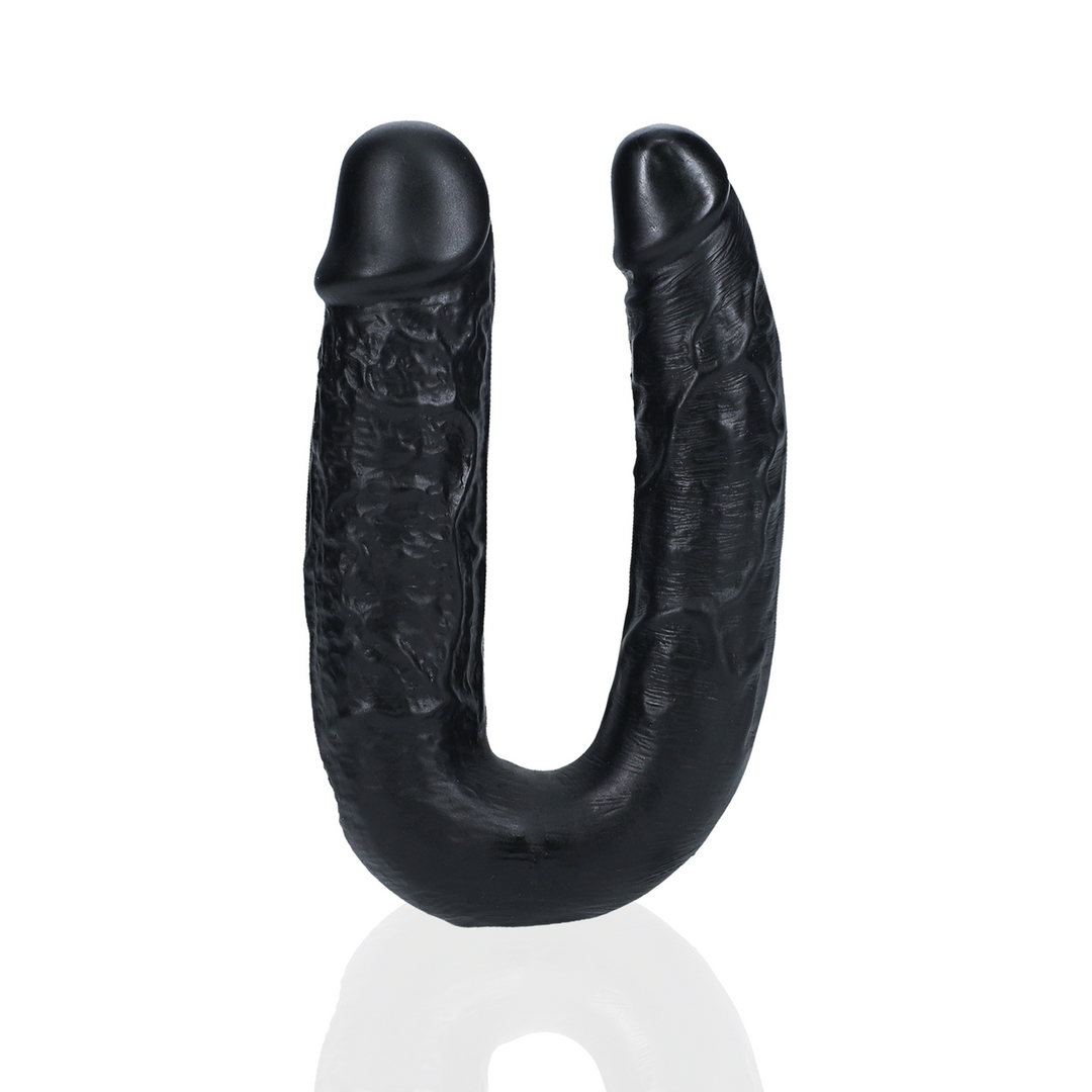 U Shaped Double Dildo 5 / 12,7 cm - Black - Image 4