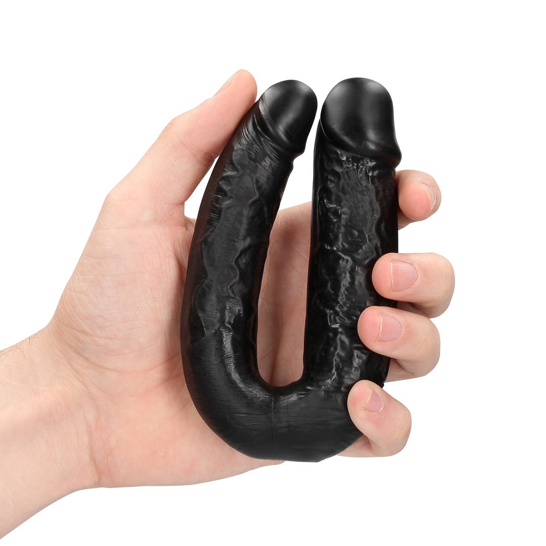 U Shaped Double Dildo 5 / 12,7 cm - Black - Image 8