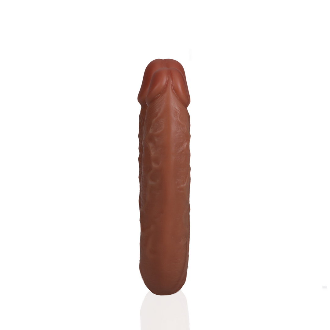 U Shaped Double Dildo 5 / 12,7 cm - Tan - Image 6