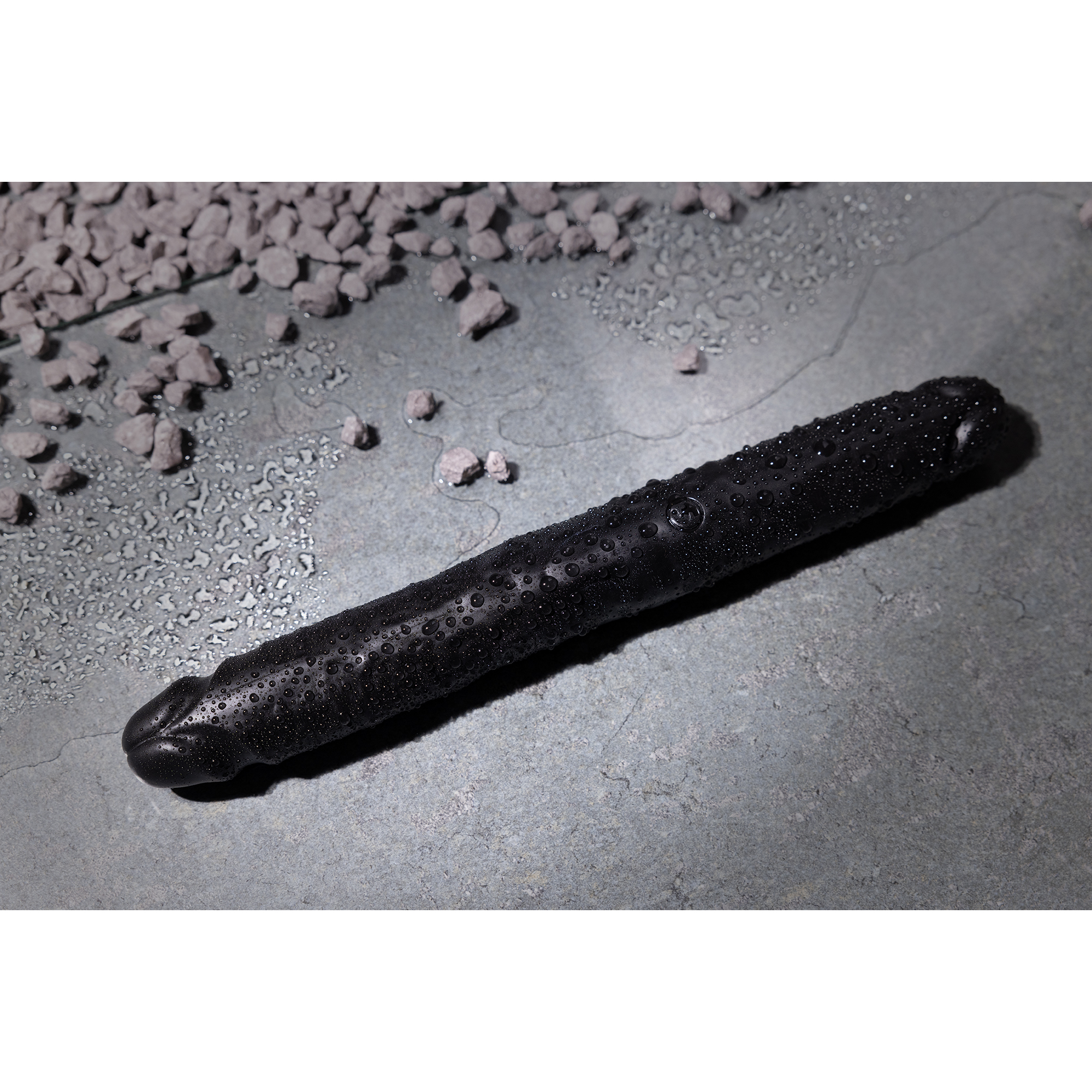 Slim Double Ended Dong 12 / 30,5 cm - Black - Image 6