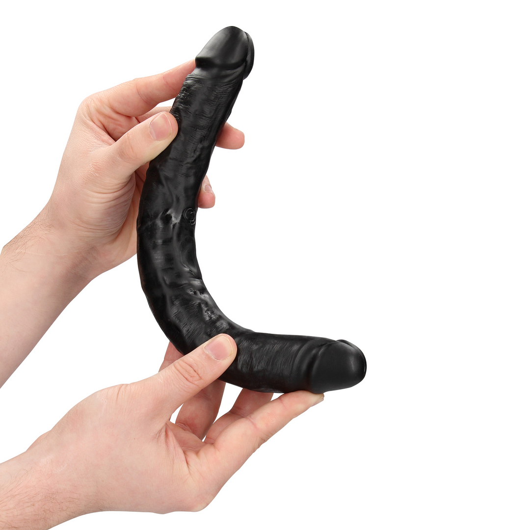 Slim Double Ended Dong 12 / 30,5 cm - Black - Image 9