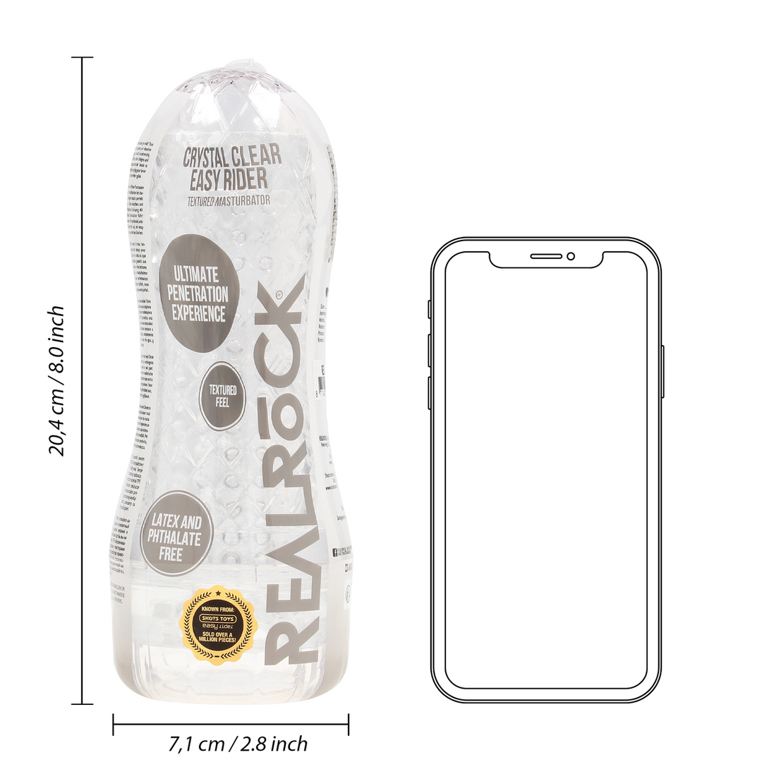 Easy Rider - Textured Masturbator - Transparent - Image 9