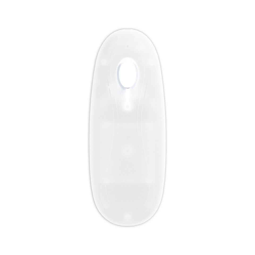 LED Vibrating Straight Cock - 8 / 20 cm - Transparent - Image 5