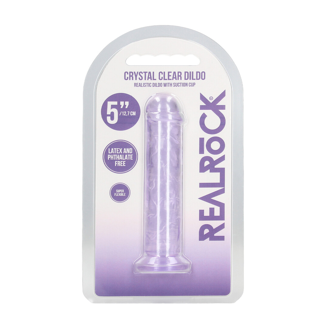 Realistic Dildo - 5 / 12,7 cm - Purple - Image 2