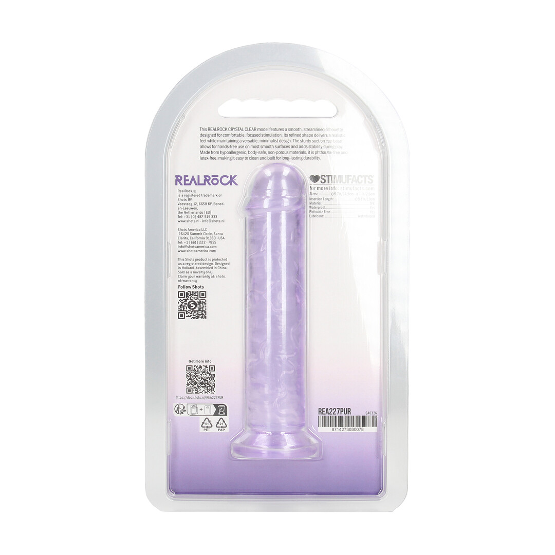 Realistic Dildo - 5 / 12,7 cm - Purple - Image 3