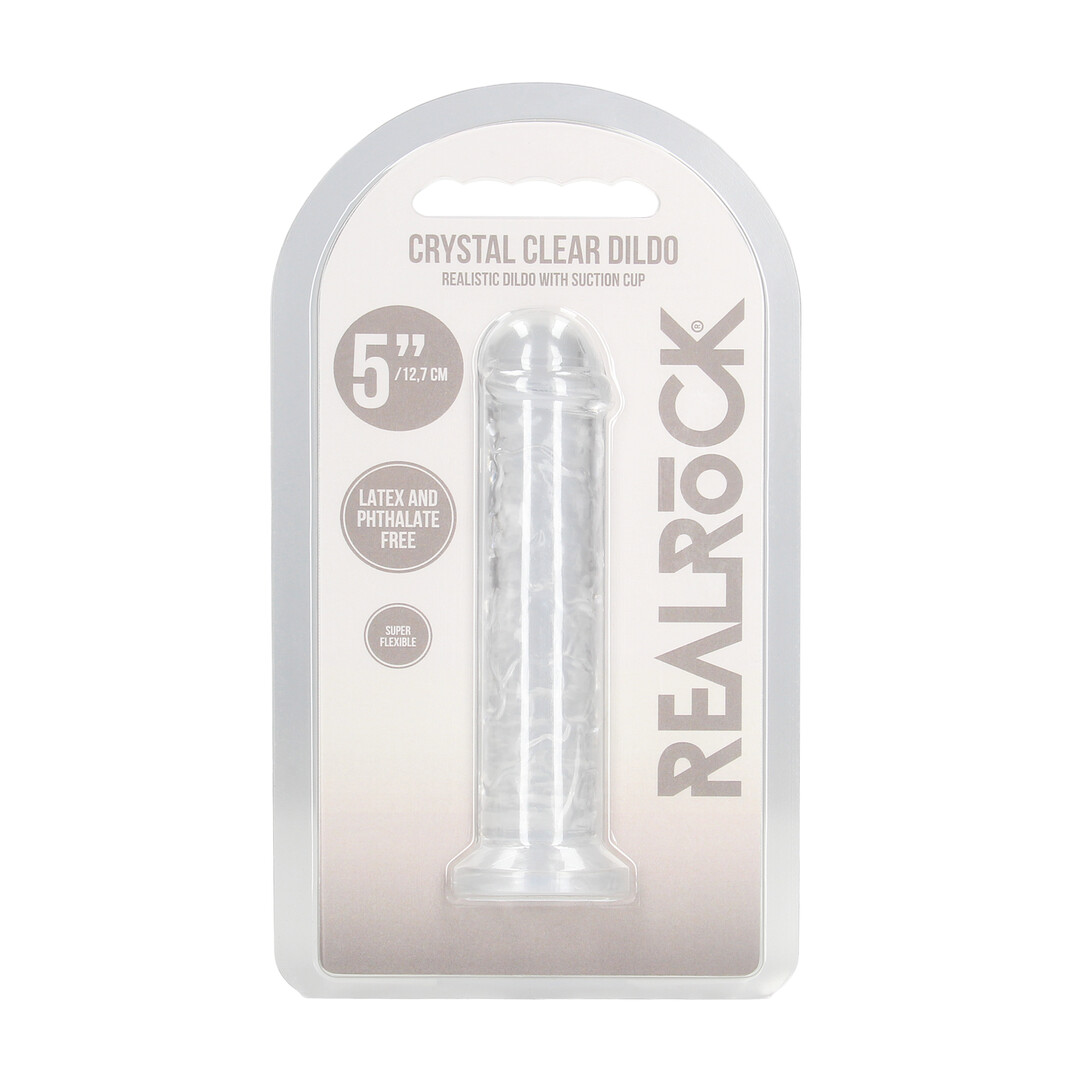 Realistic Dildo - 5 / 12,7 cm - Transparent - Image 2