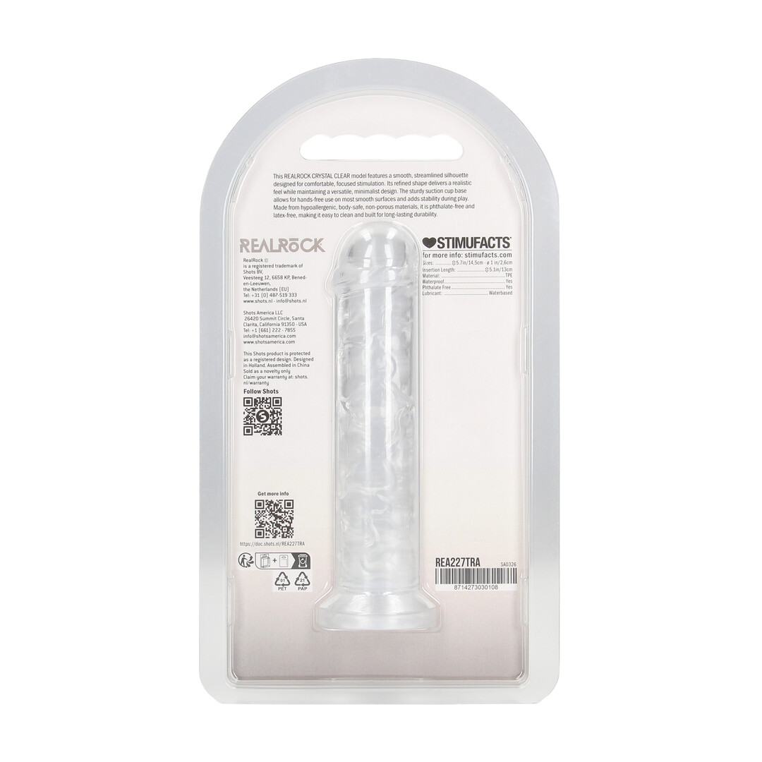 Realistic Dildo - 5 / 12,7 cm - Transparent - Image 3