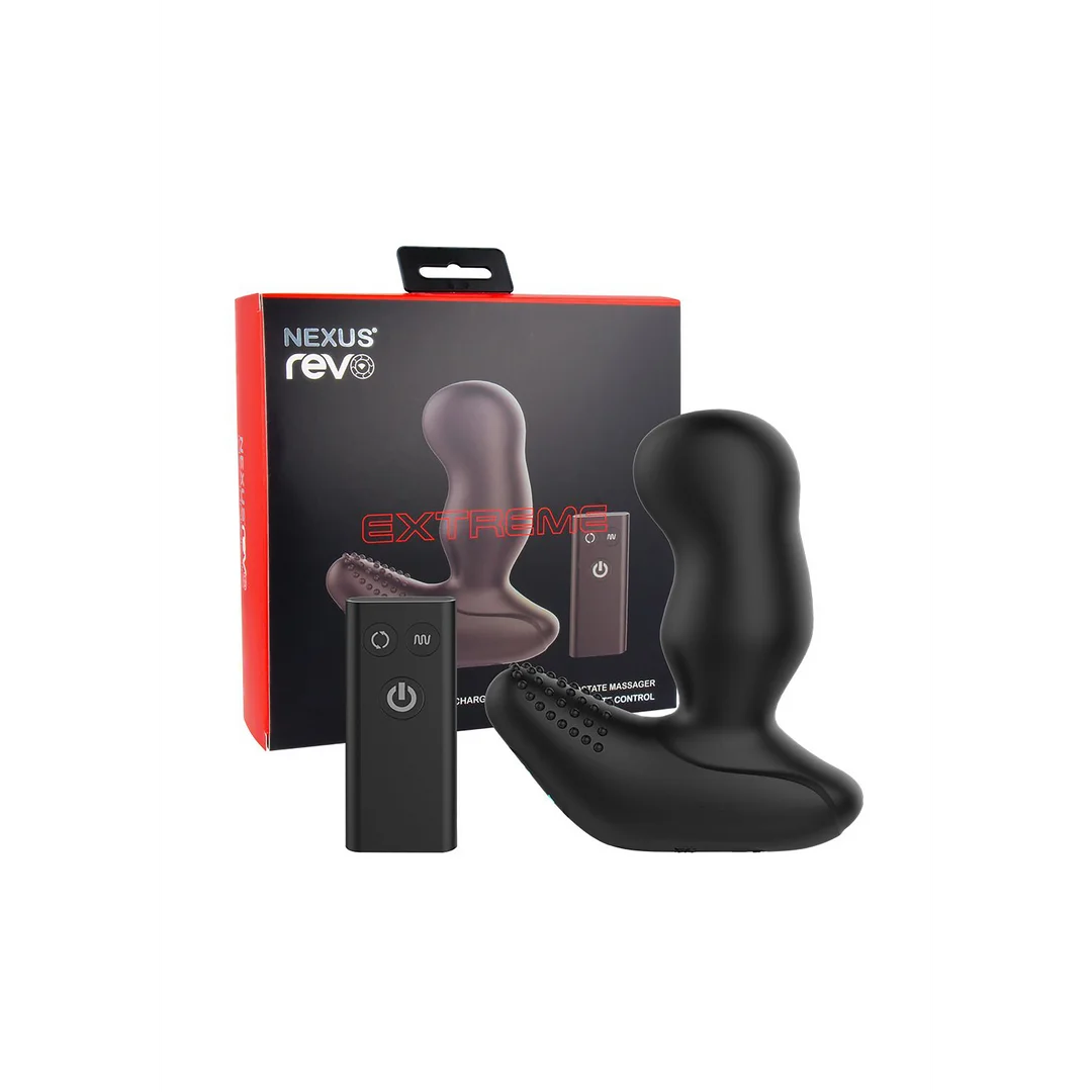 REVO EXTREME Waterproof Remote Control Rotating Prostate Massage
