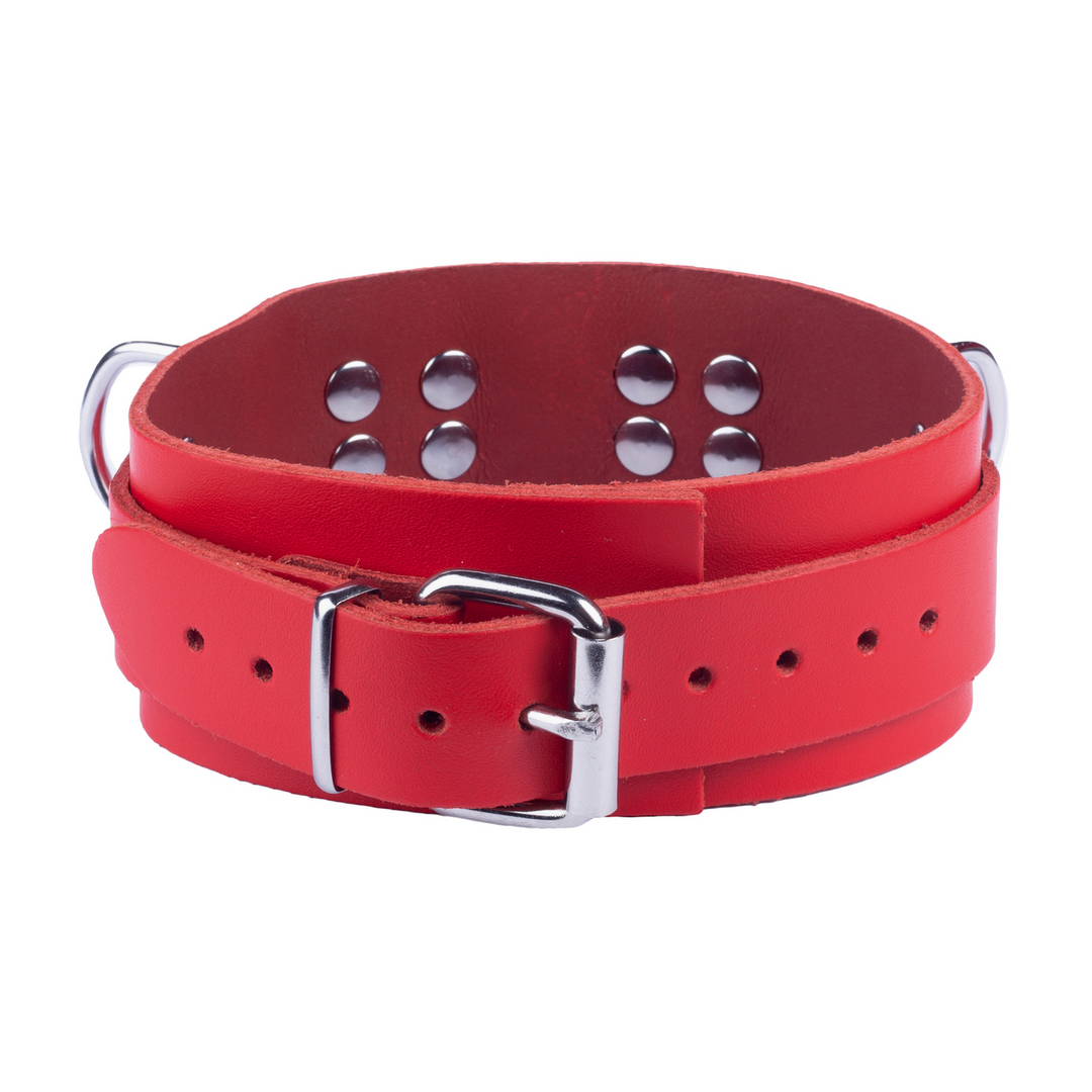 Ultra Leather Necklace - Red - Image 2