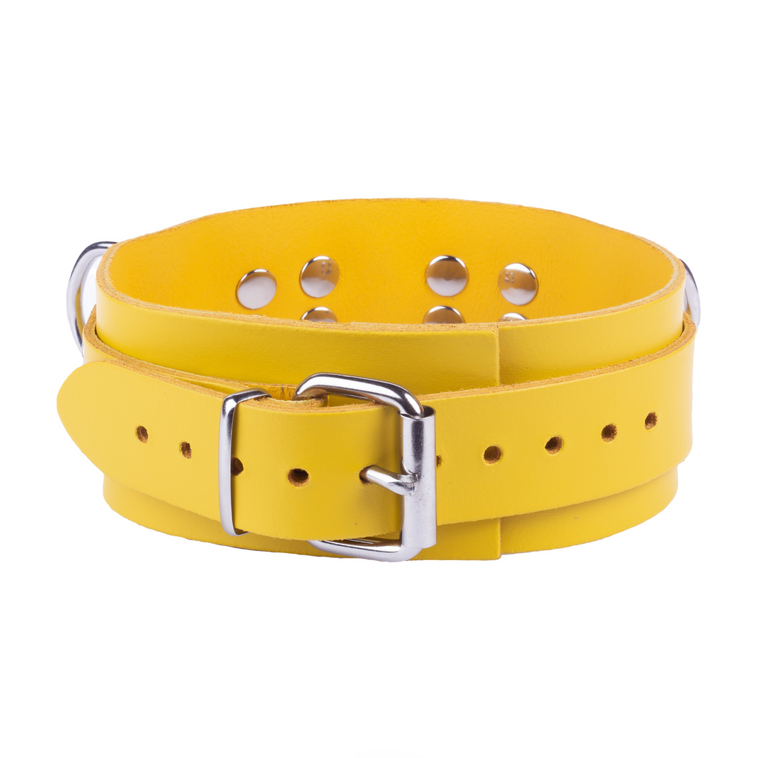 Ultra Leather Necklace - Yellow - Image 2