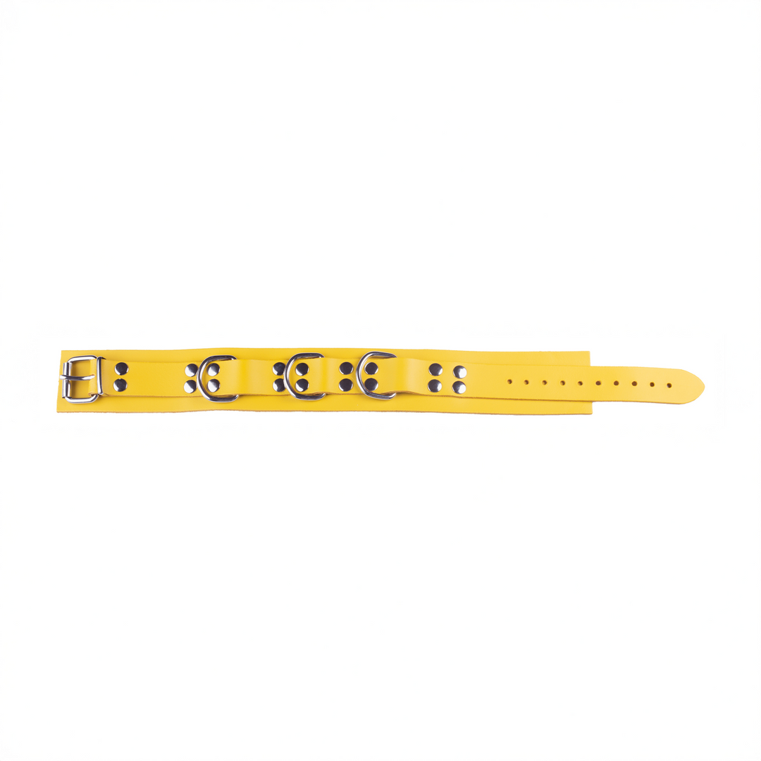 Ultra Leather Necklace - Yellow - Image 3