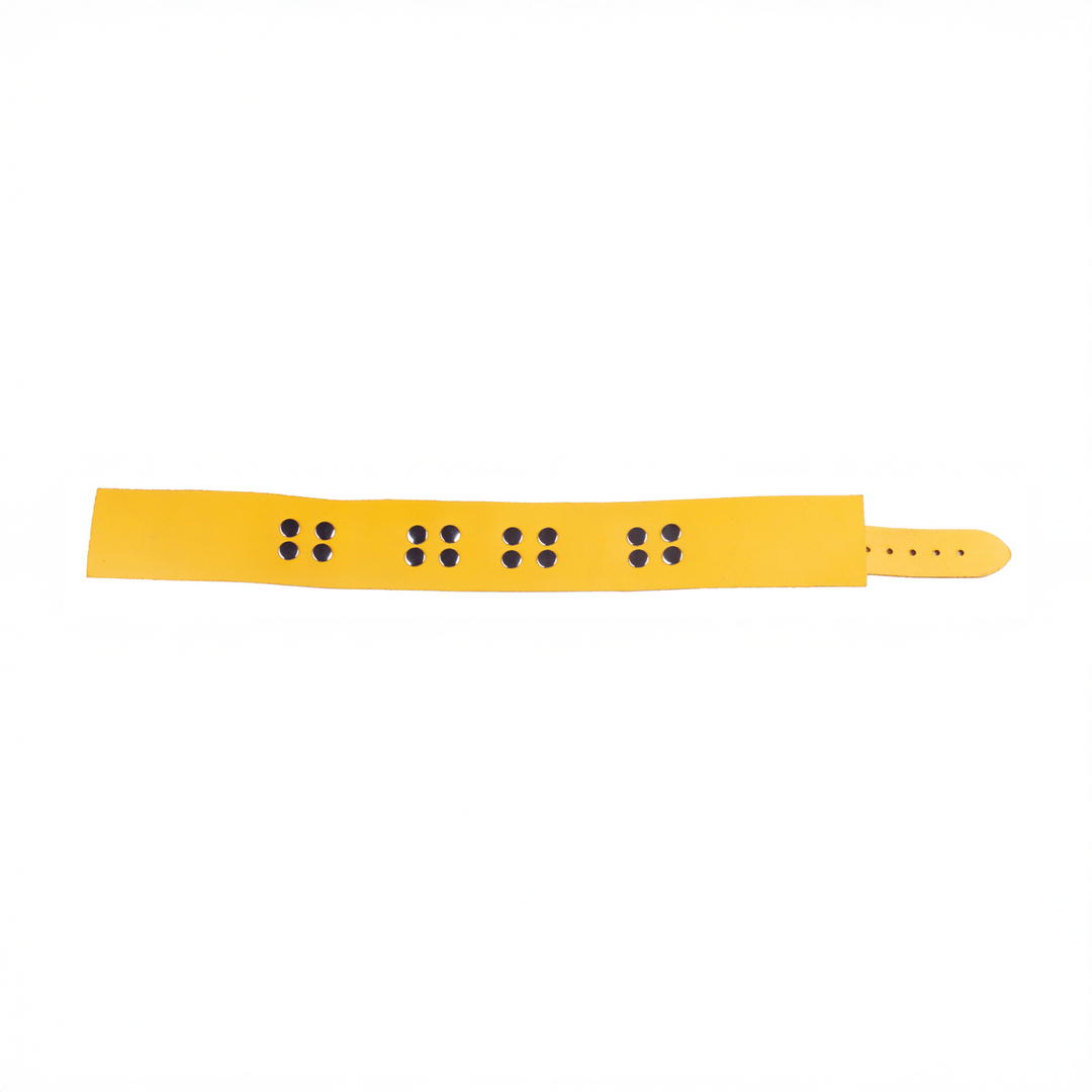 Ultra Leather Necklace - Yellow - Image 4