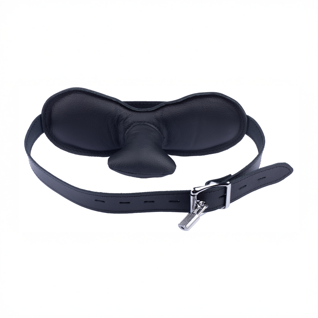 Leather Gag - Black - Image 3