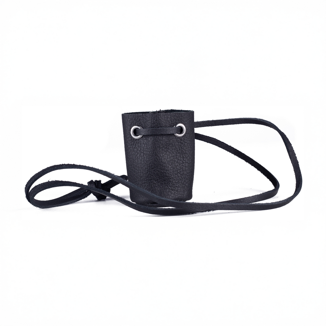 Leather Purse for Aroma - Black - Image 2