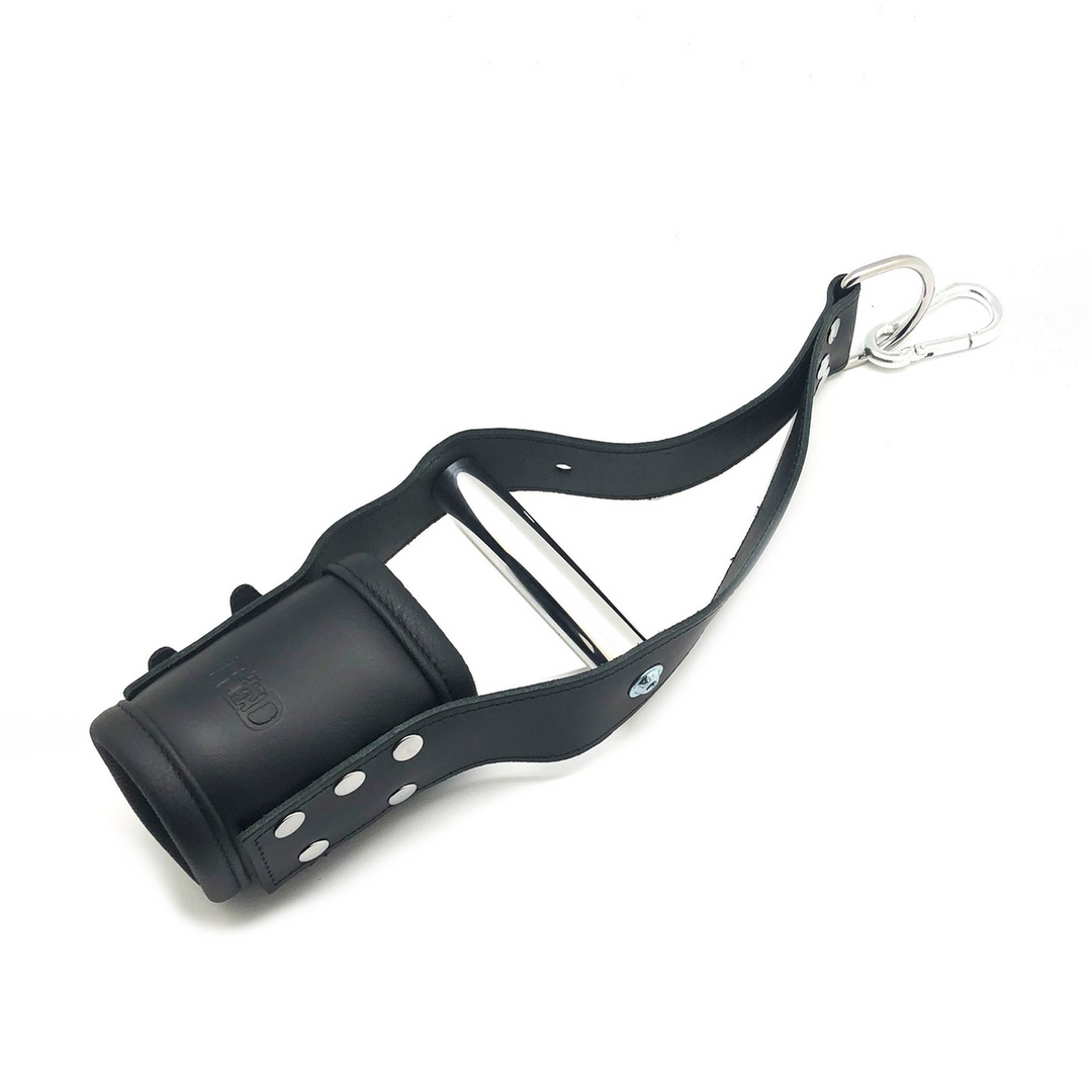 Deluxe Leather Suspension Handcuffs - Black - Image 2