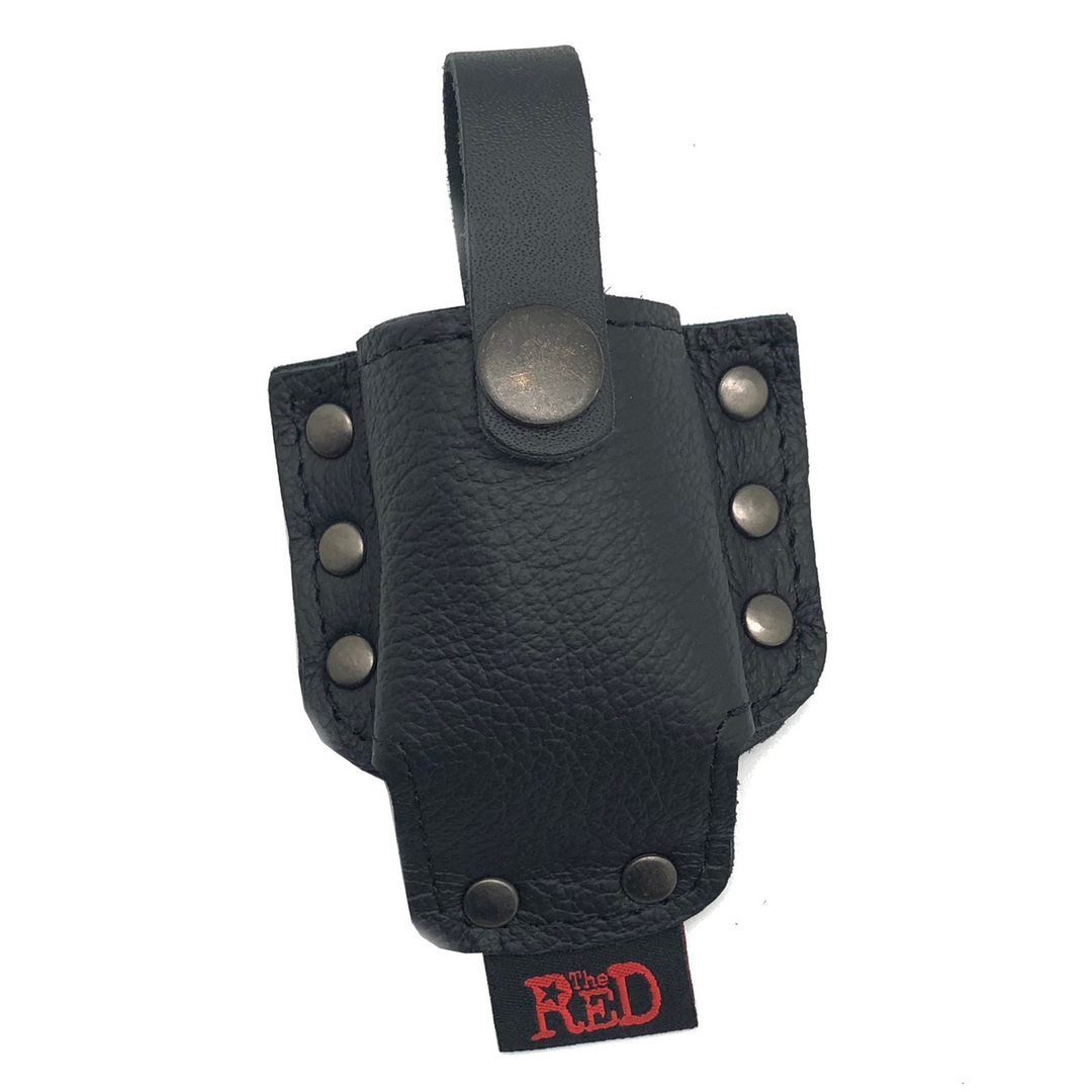 Leather Aroma Bottle Holder for Harness - Black - Image 2