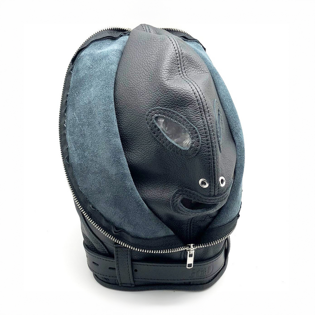 Sensorial Leather Balaclava - Black - Image 4