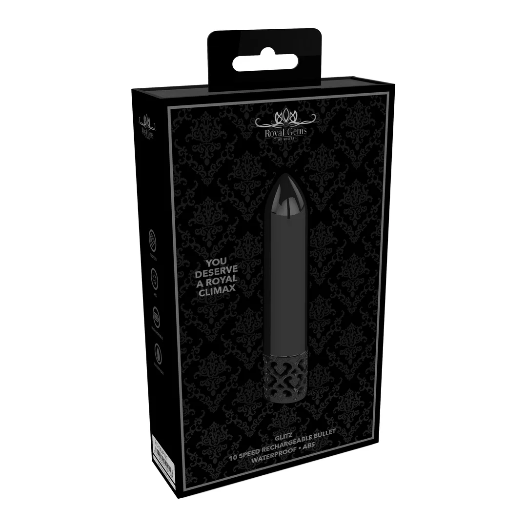 Glitz - Rechargeable ABS Bullet - gunmetal
